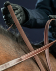 Dy'on D Collection 1/2" Hunter Reins, Brown
