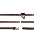 Dy'on D Collection 1/2" Hunter Reins, Brown