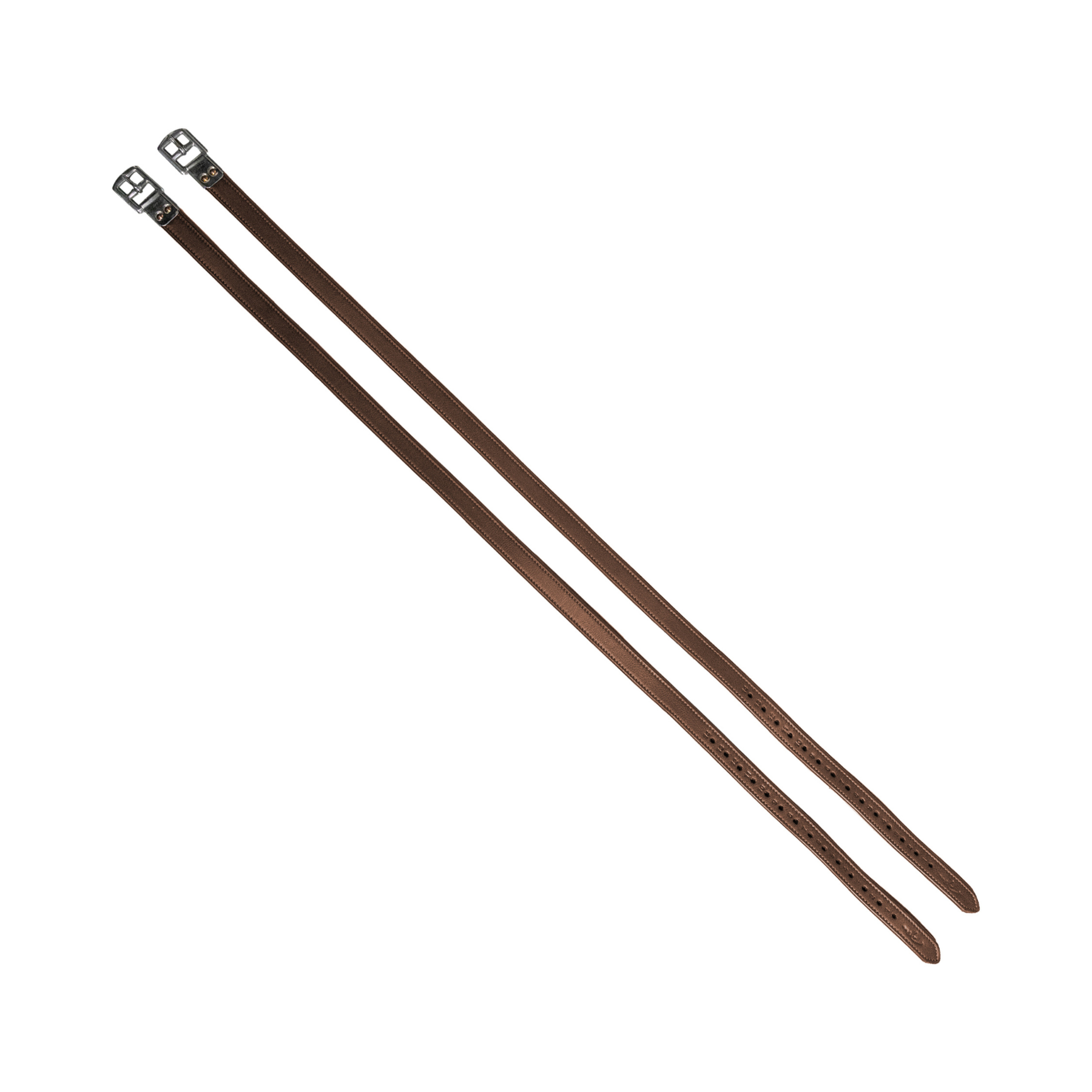 Dy'on Premium Soft Leather Stirrup Leathers, Brown