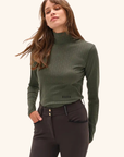 Dada Sport Calder Ladies Long Sleeve Riding T-Shirt, Green
