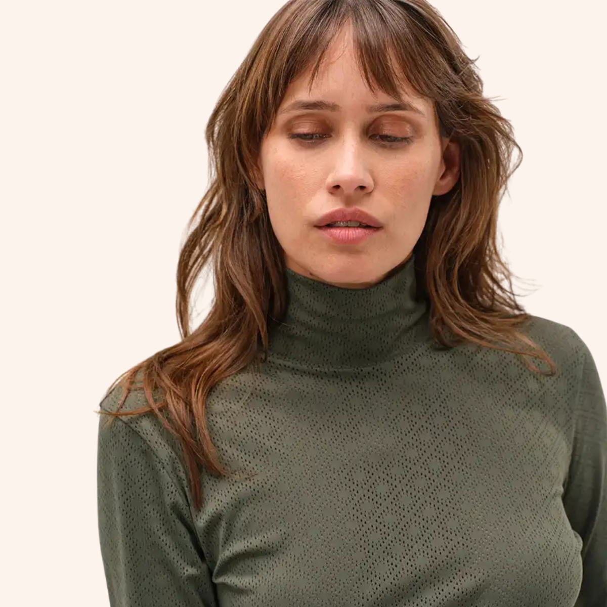 Dada Calder Ladies Long Sleeve Riding T-Shirt, Green