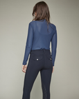 Dada Sport Calder Ladies Long Sleeve Riding T-Shirt, Navy