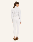 Dada Sport Opale Ladies Long Sleeve Competition Shirt, White