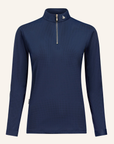 Dada Sport Pablito Perforated Ladies Long Sleeve Training Shirt, Dark Baltique