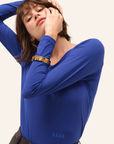 Dada Sport Betty Ladies Long Sleeve Training Shirt, Cobalt