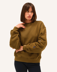 Dada Sport Birman Ladies Cotton Sweatshirt, Amber Gold