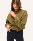 Dada Sport Birman Ladies Cotton Sweatshirt, Amber Gold