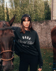 Dada Sport Johnson Ladies Cheval Club Sweatshirt, Washed Black