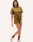 Dada Sport Oscar Ladies Sweat-shorts, Amber Gold