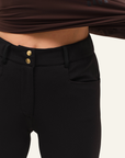 Dada Sport Sagaro Ladies Knee Grip Breeches, Black