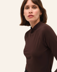 Dada Sport Totem ML Ladies Long Sleeve Training Shirt, Chocolate