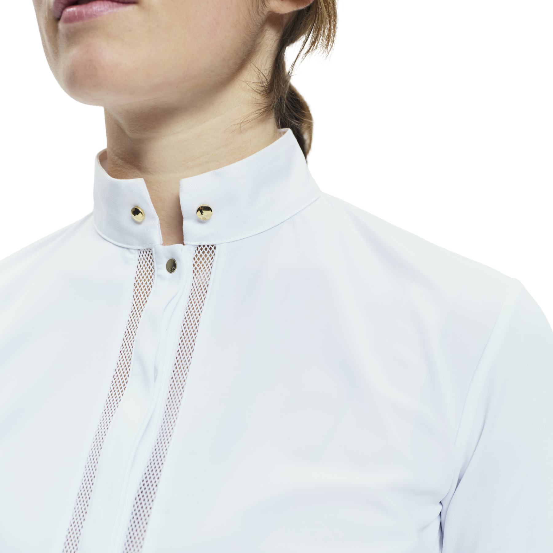 Dada Sport Venezia Long Sleeve Competition Shirt, White