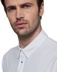 Dada Sport Vitali NEW Men's Long Sleeve Show Shirt, White