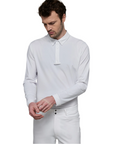 Dada Sport Vitali NEW Men's Long Sleeve Show Shirt, White