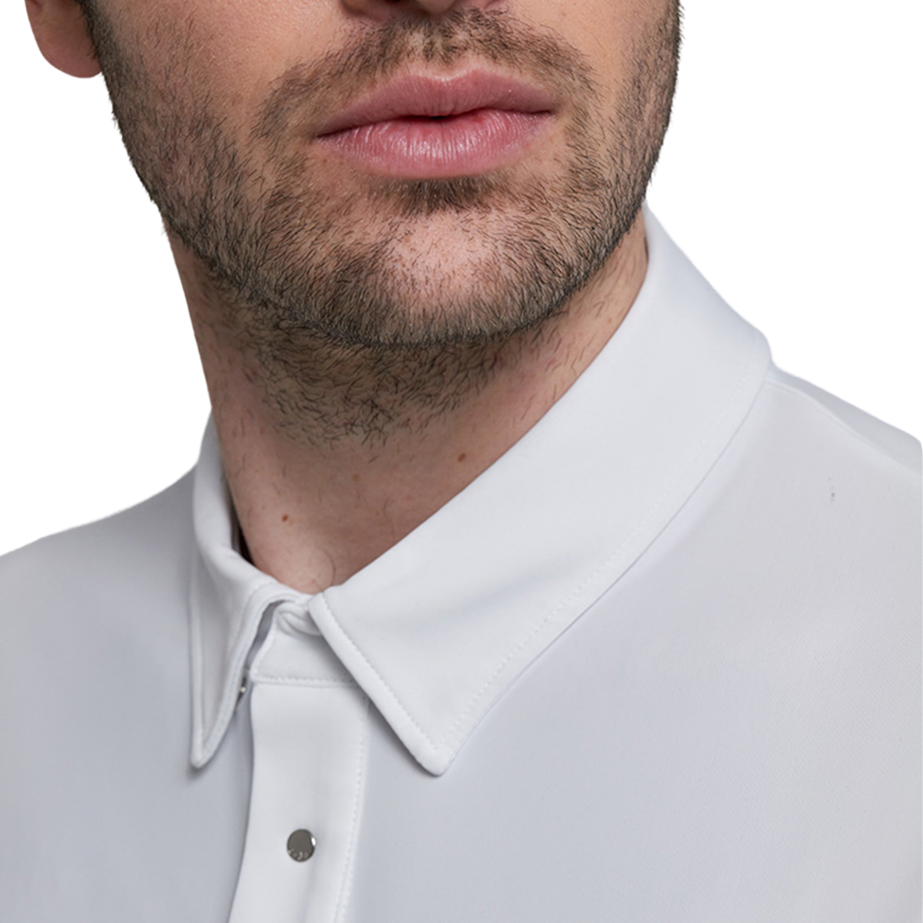 Dada Sport Vitali NEW Men's Long Sleeve Show Shirt, White