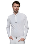 Dada Sport Vitali NEW Men's Long Sleeve Show Shirt, White