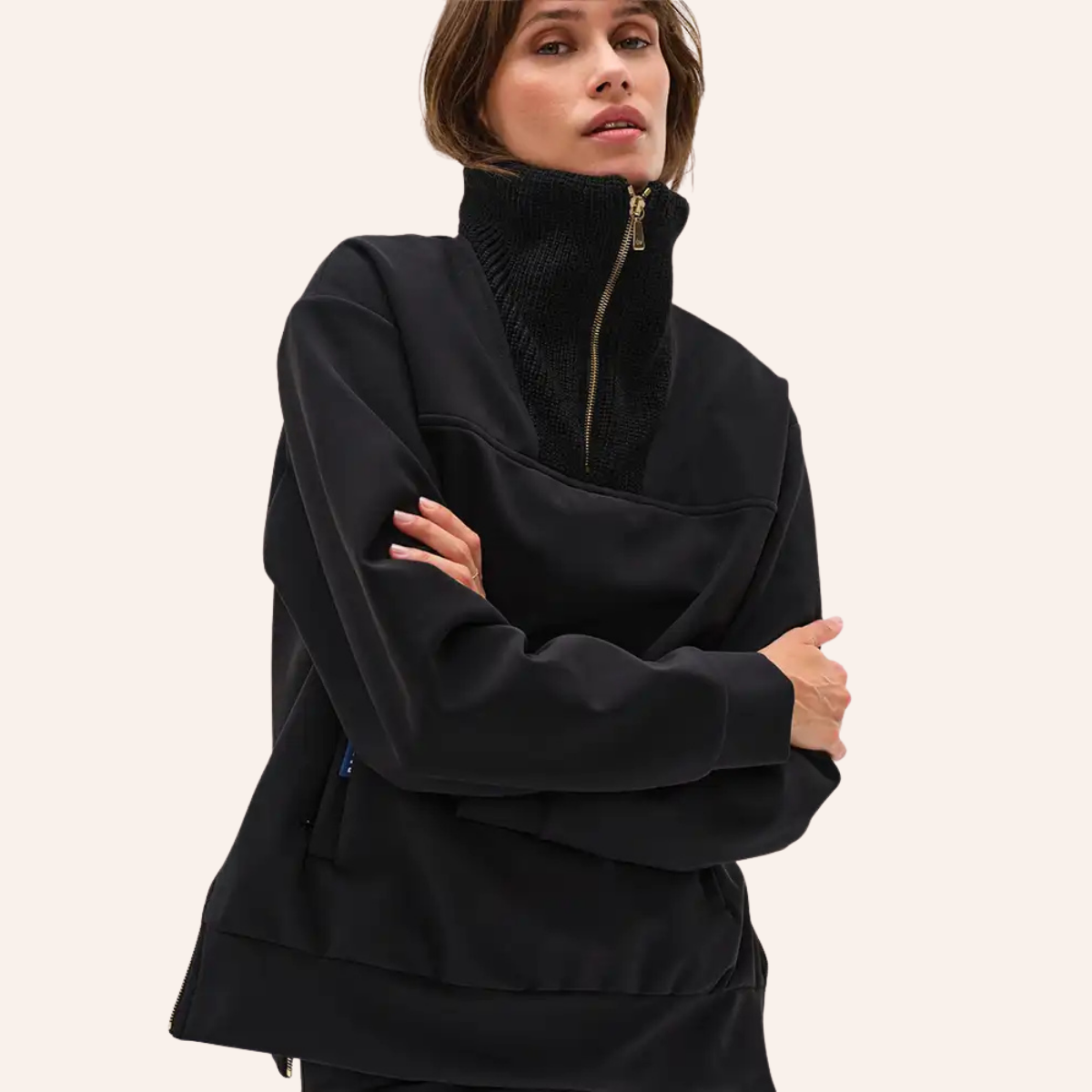 Dada Sport Urvoso Ladies Sweatshirt, Black