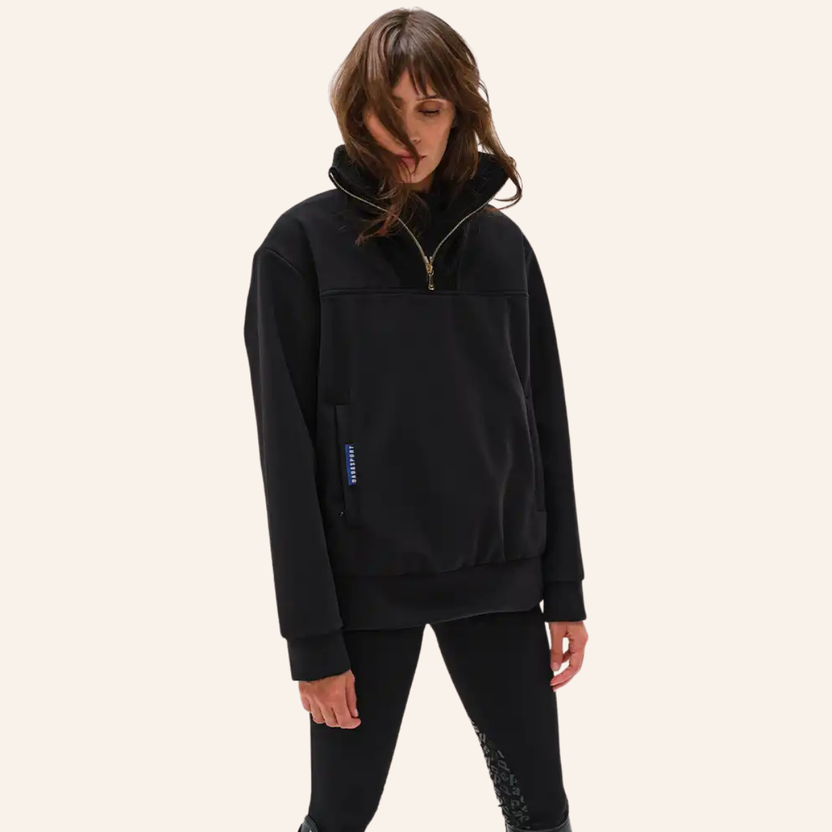 Dada Sport Urvoso Ladies Sweatshirt, Black