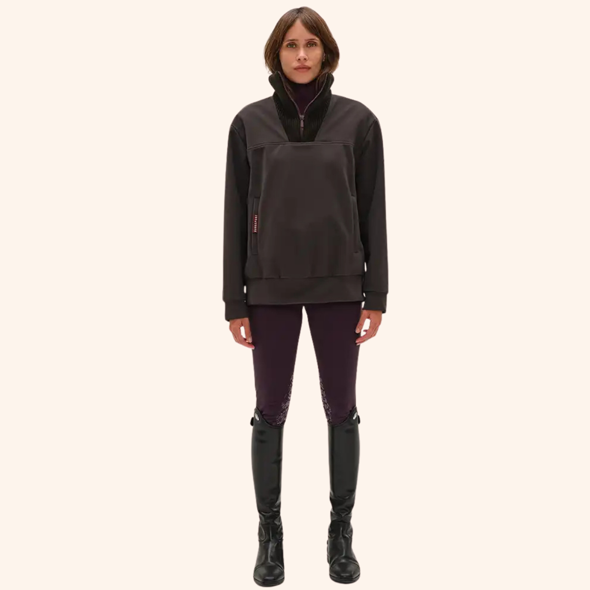 Dada Sport Urvoso Ladies Sweatshirt, Dark Brown