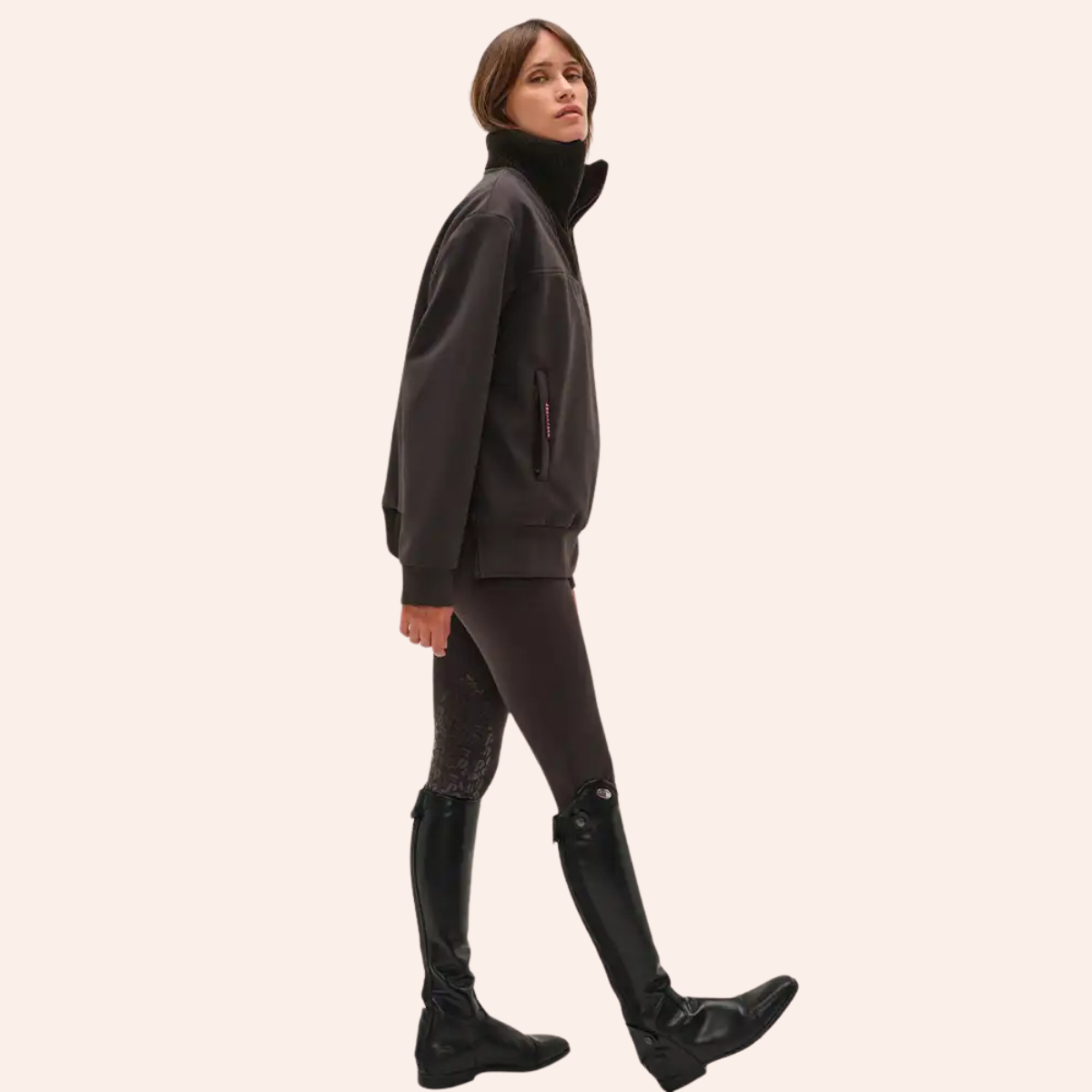 Dada Sport Urvoso Ladies Sweatshirt, Dark Brown
