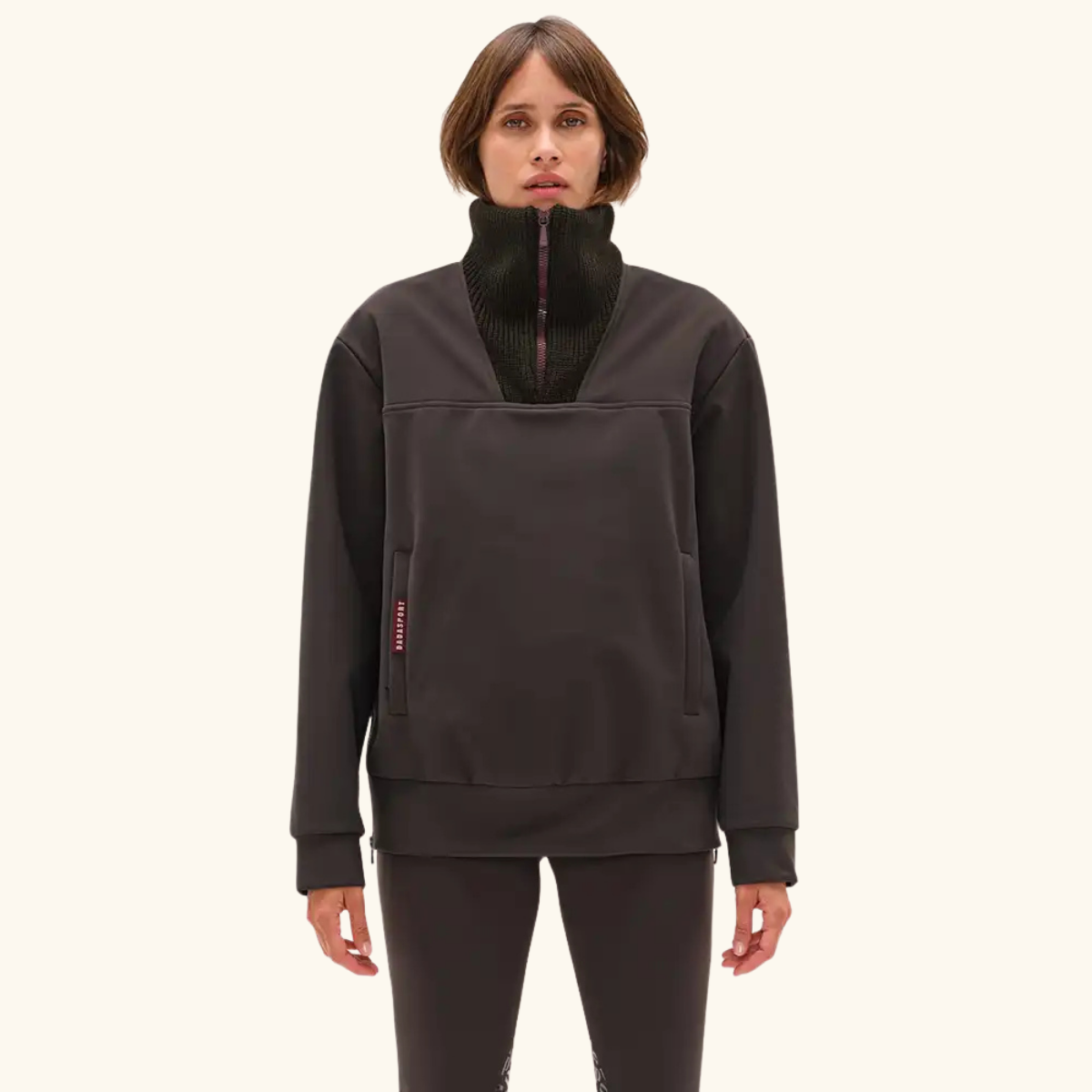 Dada Sport Urvoso Ladies Sweatshirt, Dark Brown