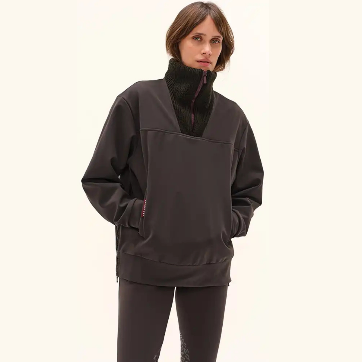 Dada Sport Urvoso Ladies Sweatshirt, Dark Brown