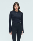 Dada Sport Kira Ladies Long Sleeve Training Shirt, Black