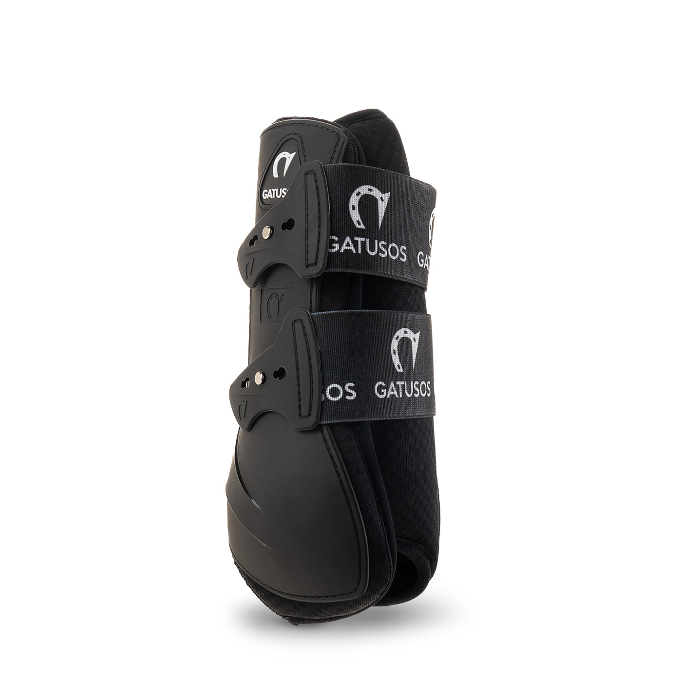 Gatusos Genuins Front Dressage Boots, Black
