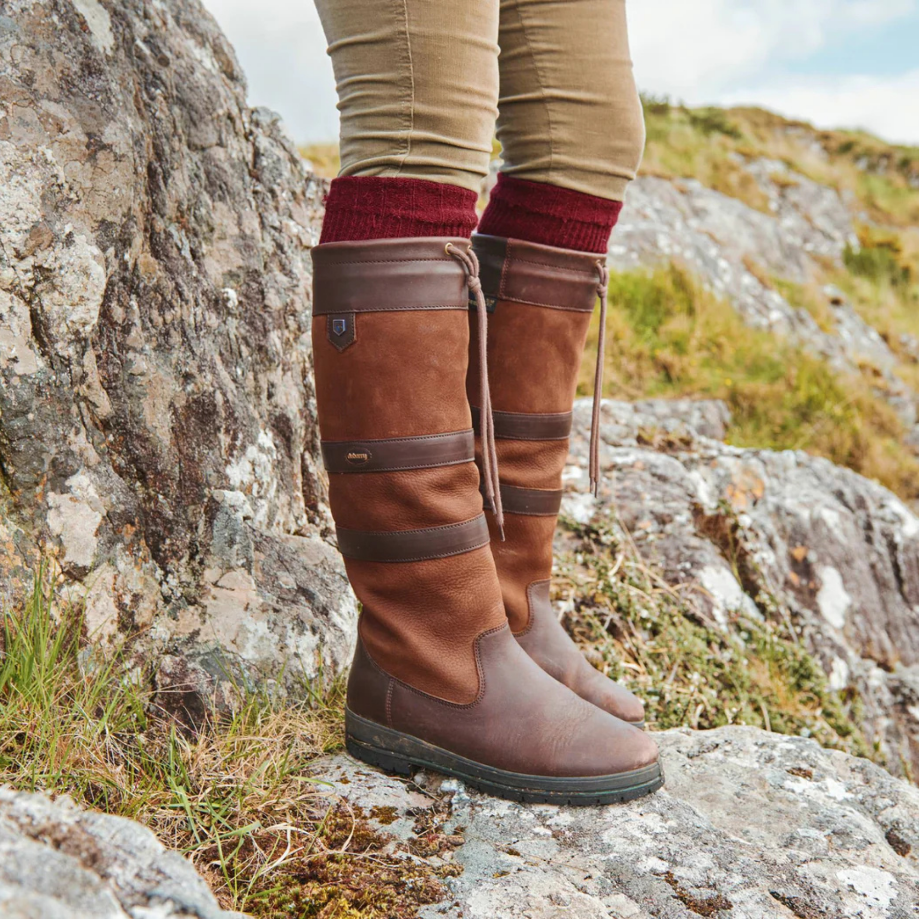 Dubarry Alpaca Socks, Malbec