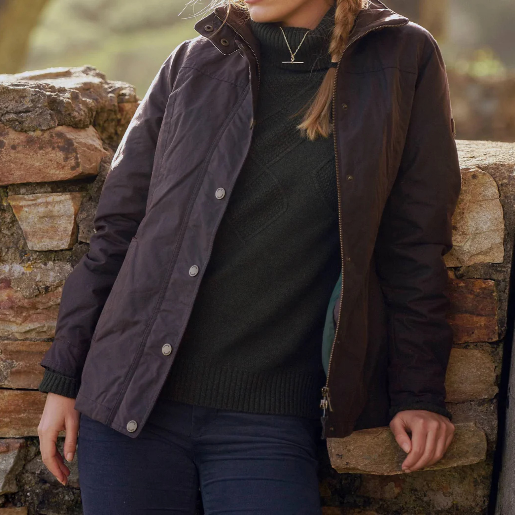 Dubarry Mountrath Women's Waxed Cotton Jacket, Java