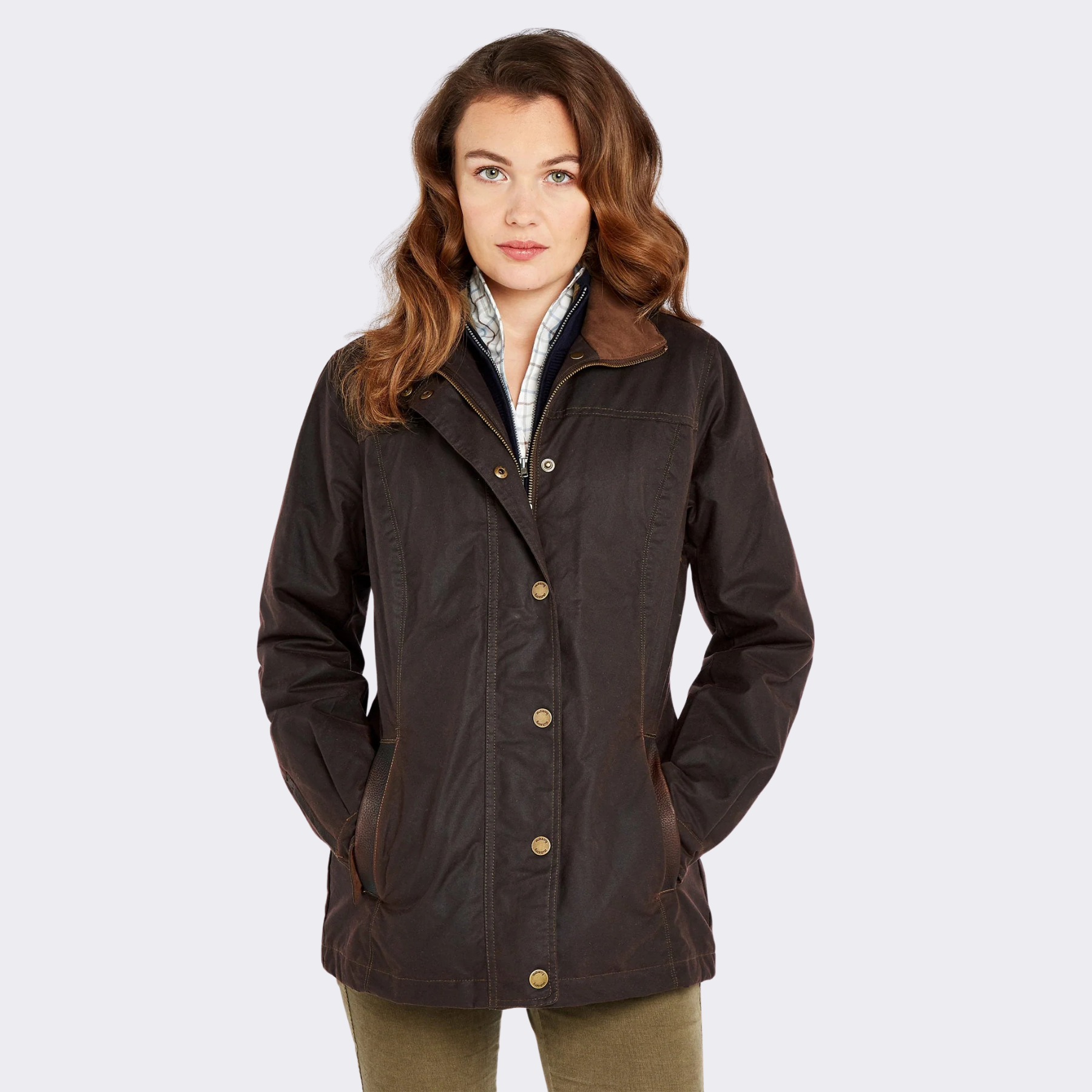 Dubarry Mountrath Women's Waxed Cotton Jacket, Java