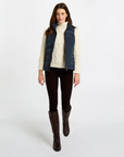 Dubarry of Ireland Kilcarey Women's Quilted Vest - Navy