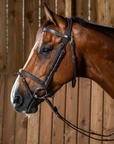 Dy'on Flash Noseband Bridle, Brown, Working By Dyon