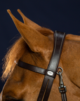 Dy'on Flat Leather Bridle With Snap Hooks, Brown, Working By Dyon