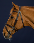 Dy'on Flat Leather Bridle With Snap Hooks, Brown, Working By Dyon