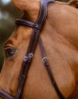Dy'on Headpiece with Throat Latch, Brown, US Collection