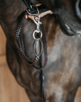 Dy'on Plaited Lead, Brown