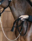 Dy'on Plaited Lead with Chain, Working by Dy'on, Black