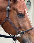 Dziasport Happy Horse Hybrid Halter, Brown