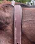 Dziasport Happy Horse Leather Halter, Brown