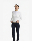 EGO7 Carmen Long Sleeve Competition Shirt, White