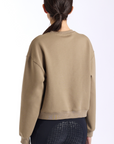 EGO7 Ladies After Riding Crop Sweatshirt, Turtledove