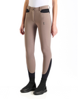 EGO7 Jumping Ribbed Normal Waist Knee Grip Breeches, Turtledove