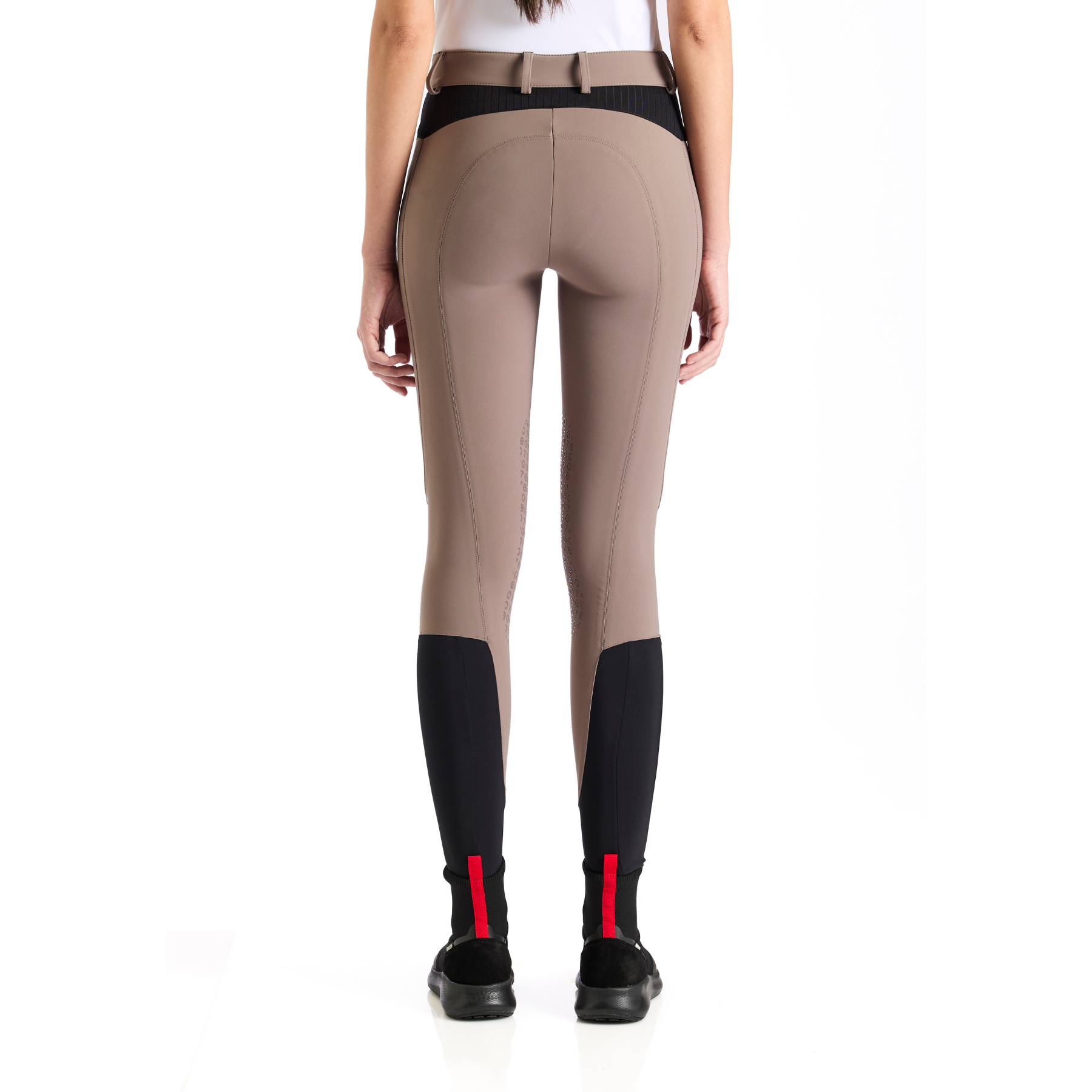 EGO7 Jumping Ribbed Normal Waist Knee Grip Breeches, Turtledove