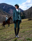 Equestro Women's Competition Riding Jacket, Pine Grove