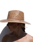 Ellsworth Midi Brim Sun Hat, Brown
