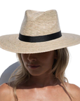 Ellsworth Midi Brim Sun Hat, Tan
