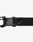 Equestro Elastic Belt with Logo, Black