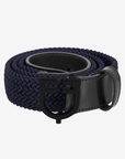 Equestro Elastic Belt with Logo, Navy