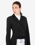 Equestro Women's Competition Dressage Tailcoat, Black